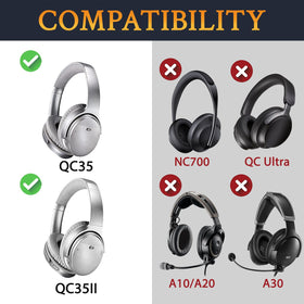 SoloWIT earpads for Bose with soft leather feel and durable construction.