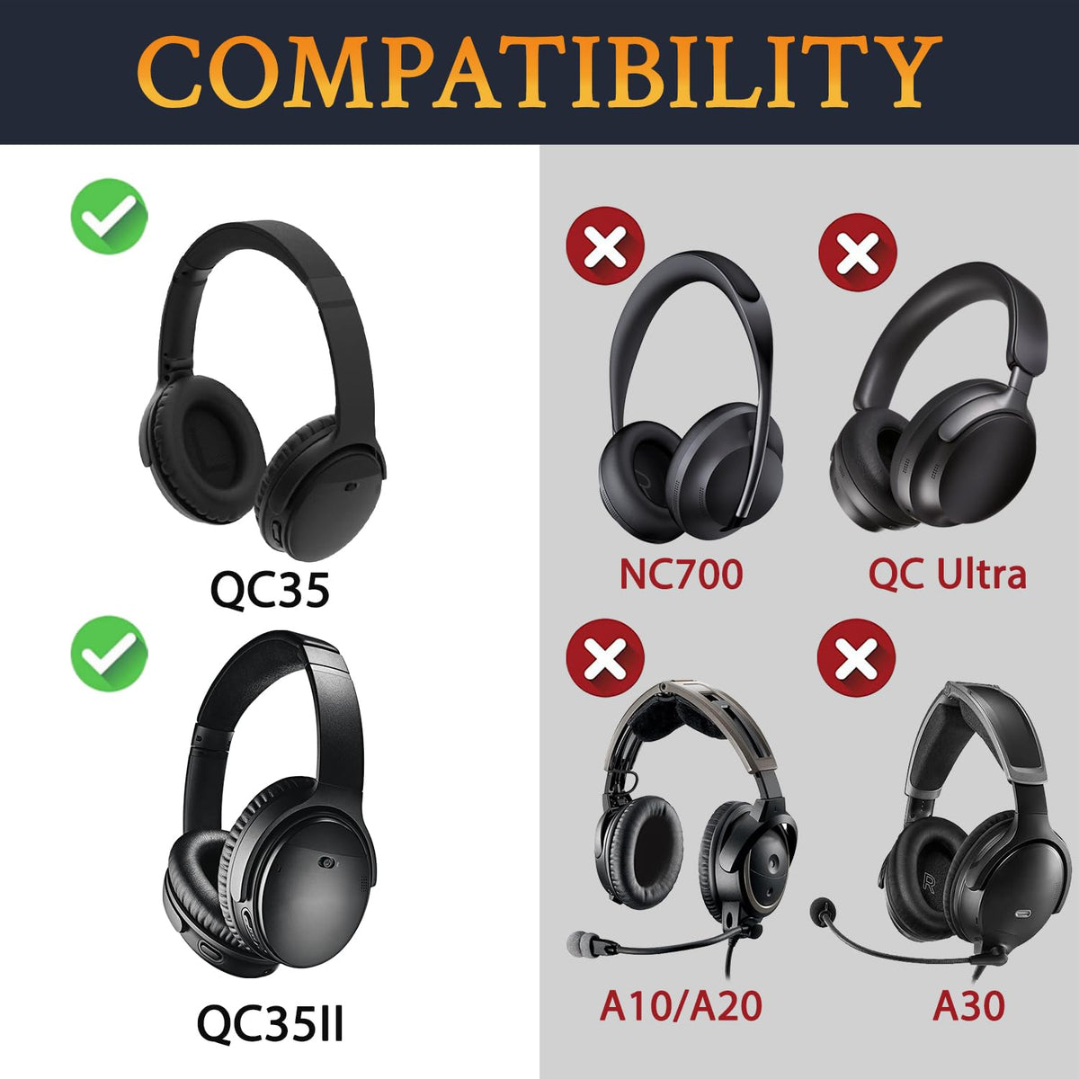 SoloWIT earpads featuring high-density foam and premium leather feel