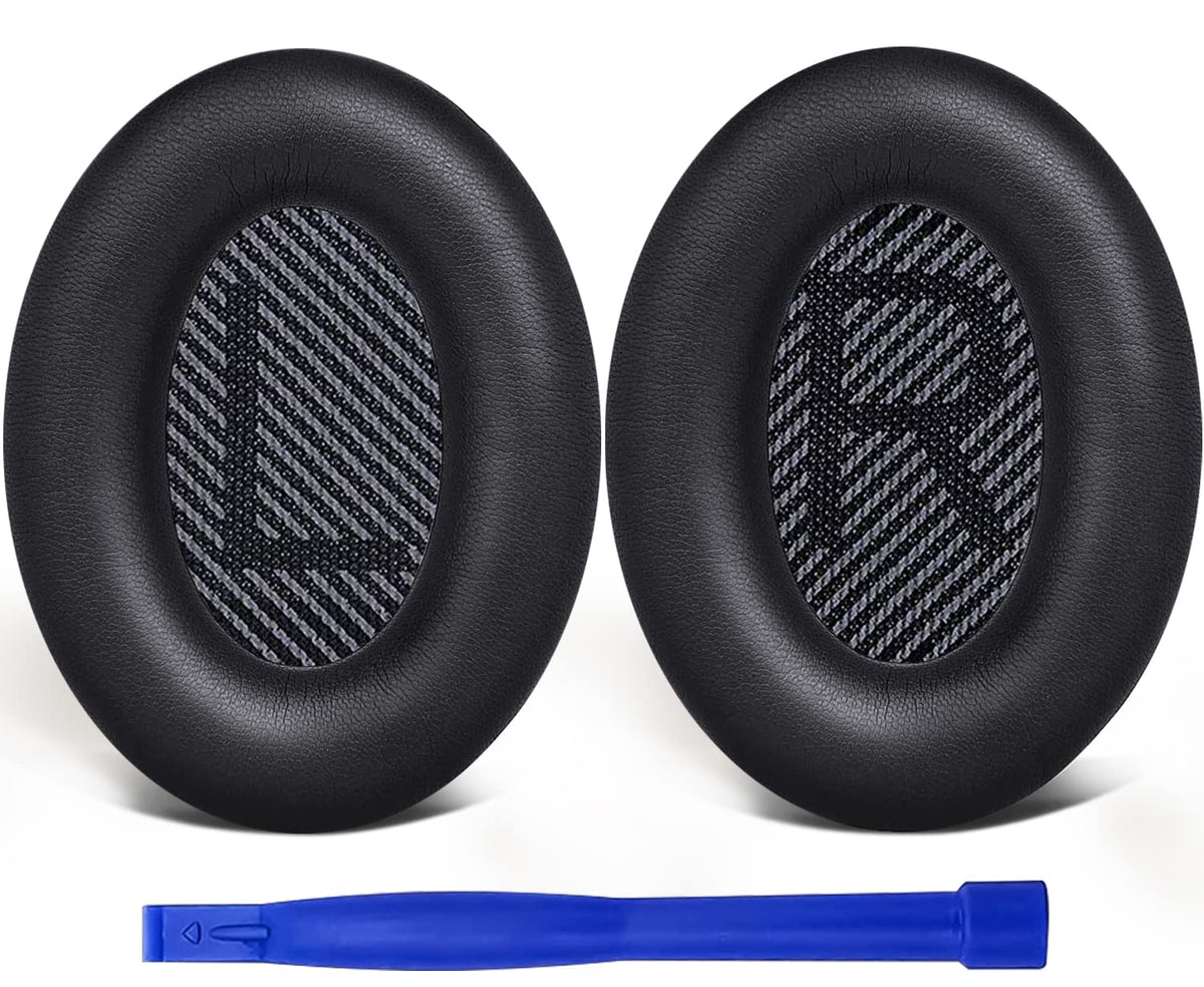 SoloWIT earpads for QC35 with soft leather for comfort.