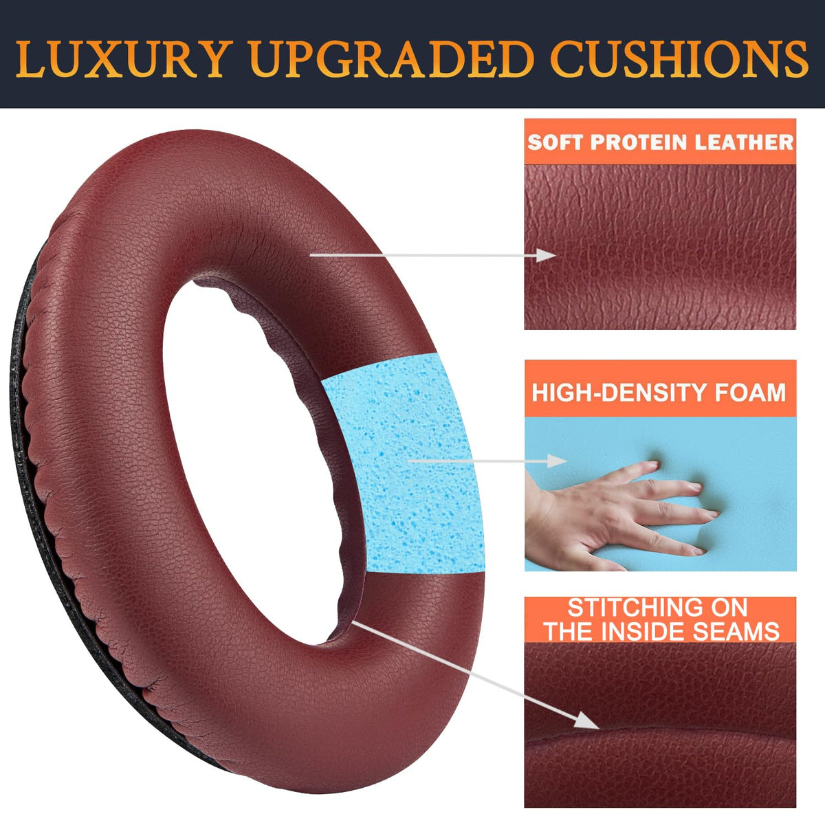 SoloWIT high-density foam enhances noise isolation.