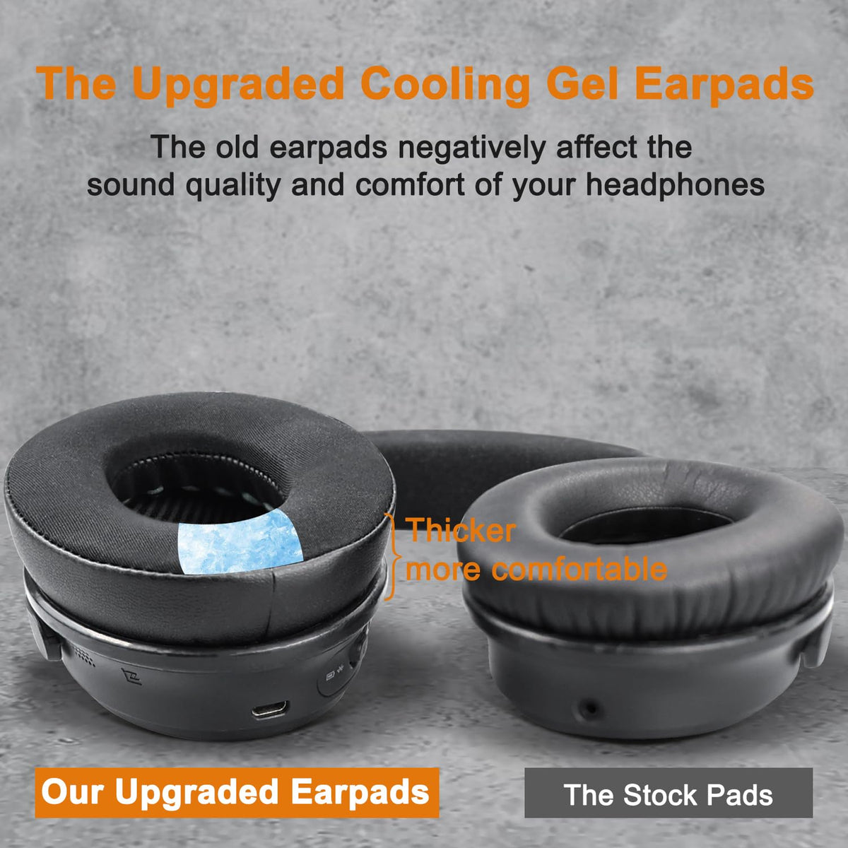 SoloWIT earpads installed on Bose QC35 headset showing improved comfort for long use