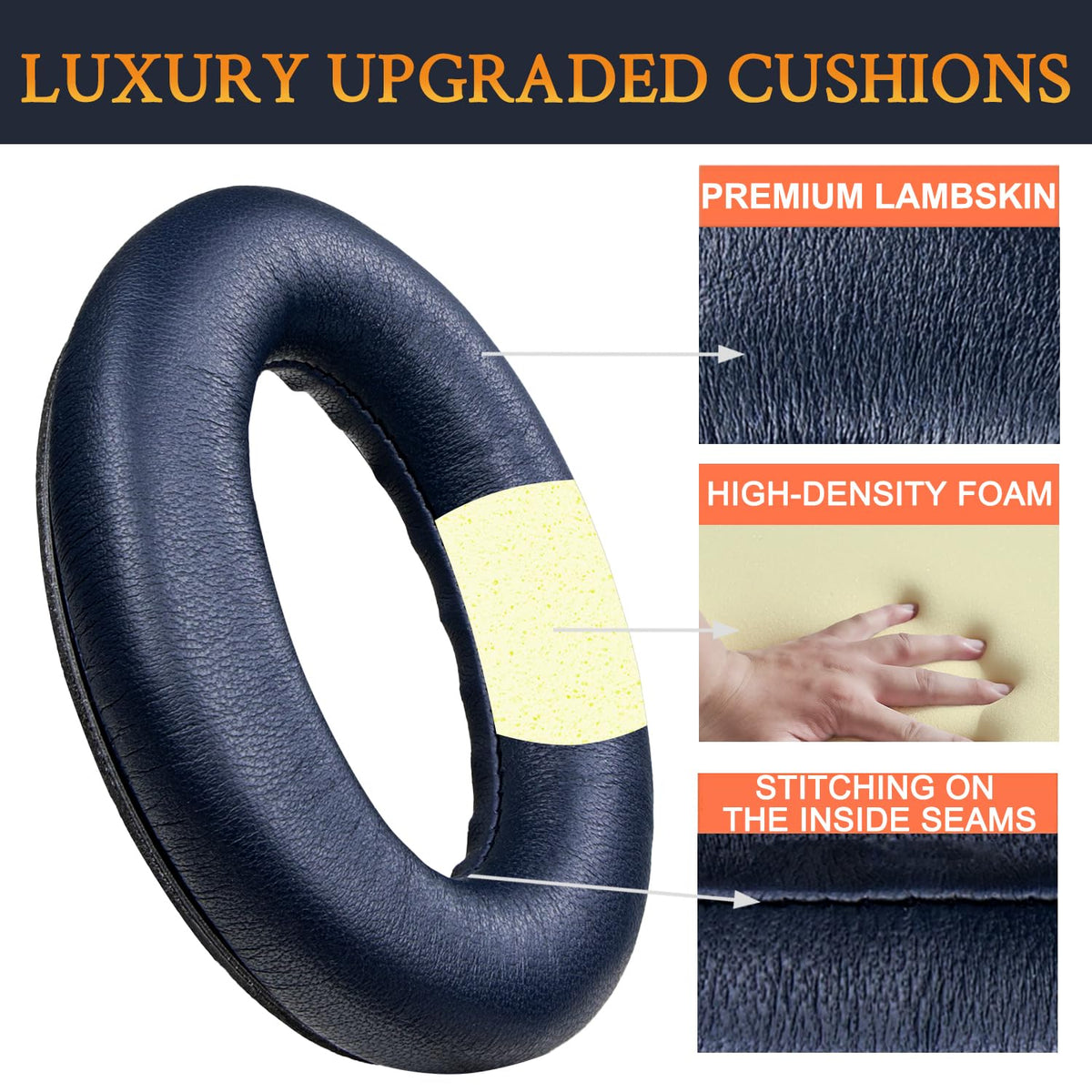 Comfort-fit SoloWIT earpads refresh the look and seal of QC35 family