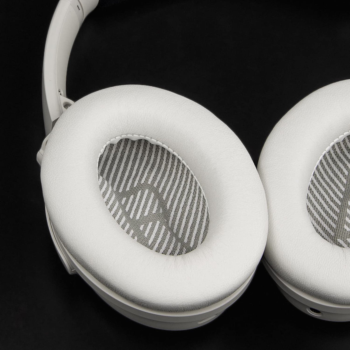 SoloWIT lambskin ear pads for QC35 with thicker cushions for long wear.