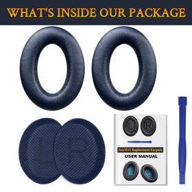 Brilliant blue SoloWIT ear pads enhance aesthetics and wearing comfort