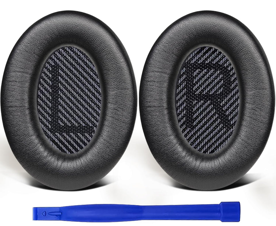 SoloWIT lambskin replacement earpads for QC35 with comfortable fit and improved seal.