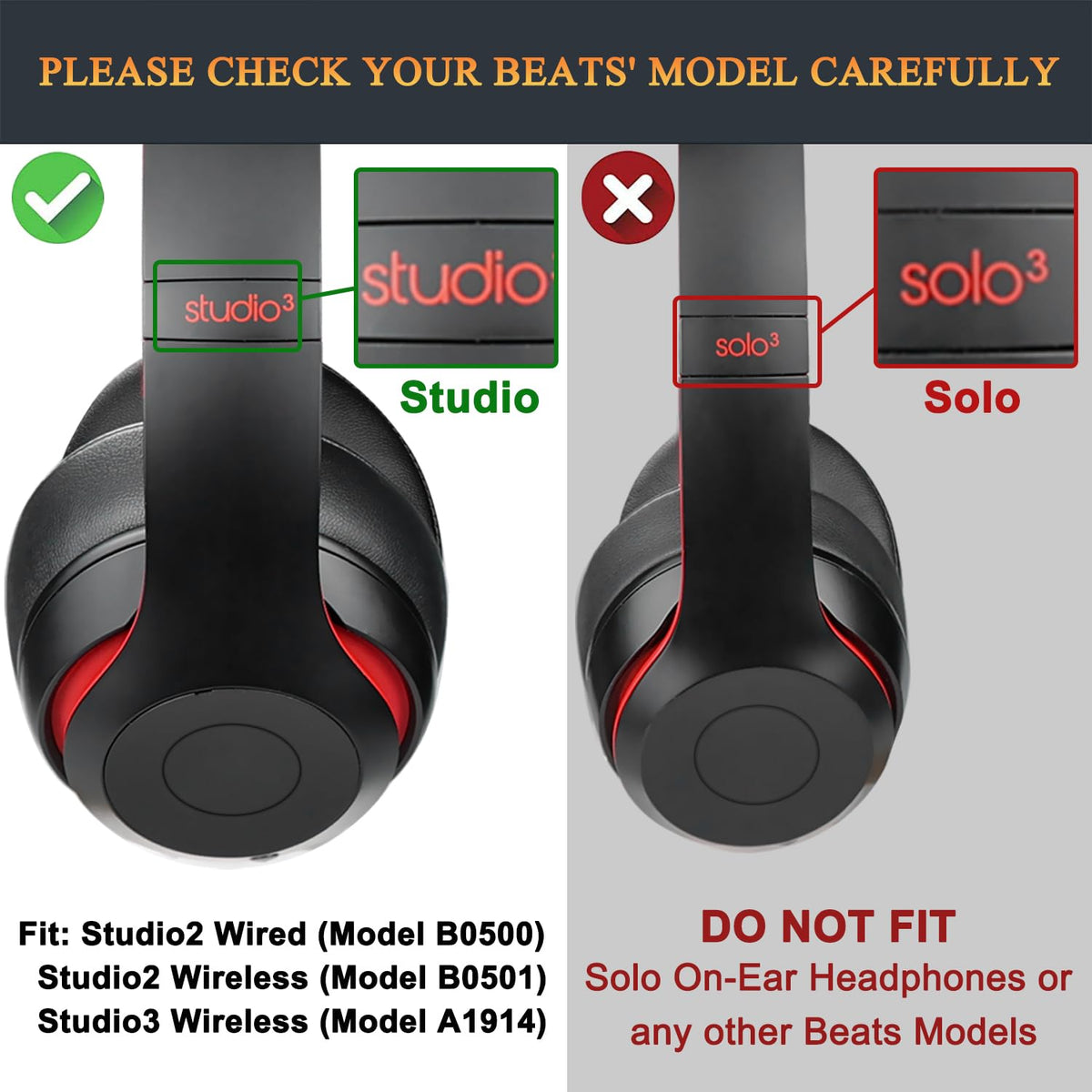 SoloWIT memory foam ear pads deliver improved noise isolation and comfort.