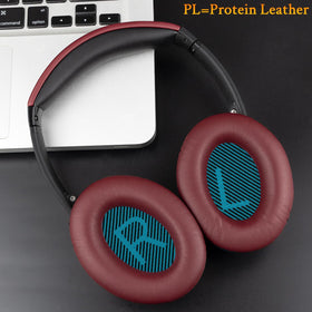 Close-up of SoloWIT protein leather and foam for premium comfort on Bose QC35