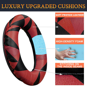 SoloWIT red storm earpads with soft upholstery and color match for Bose