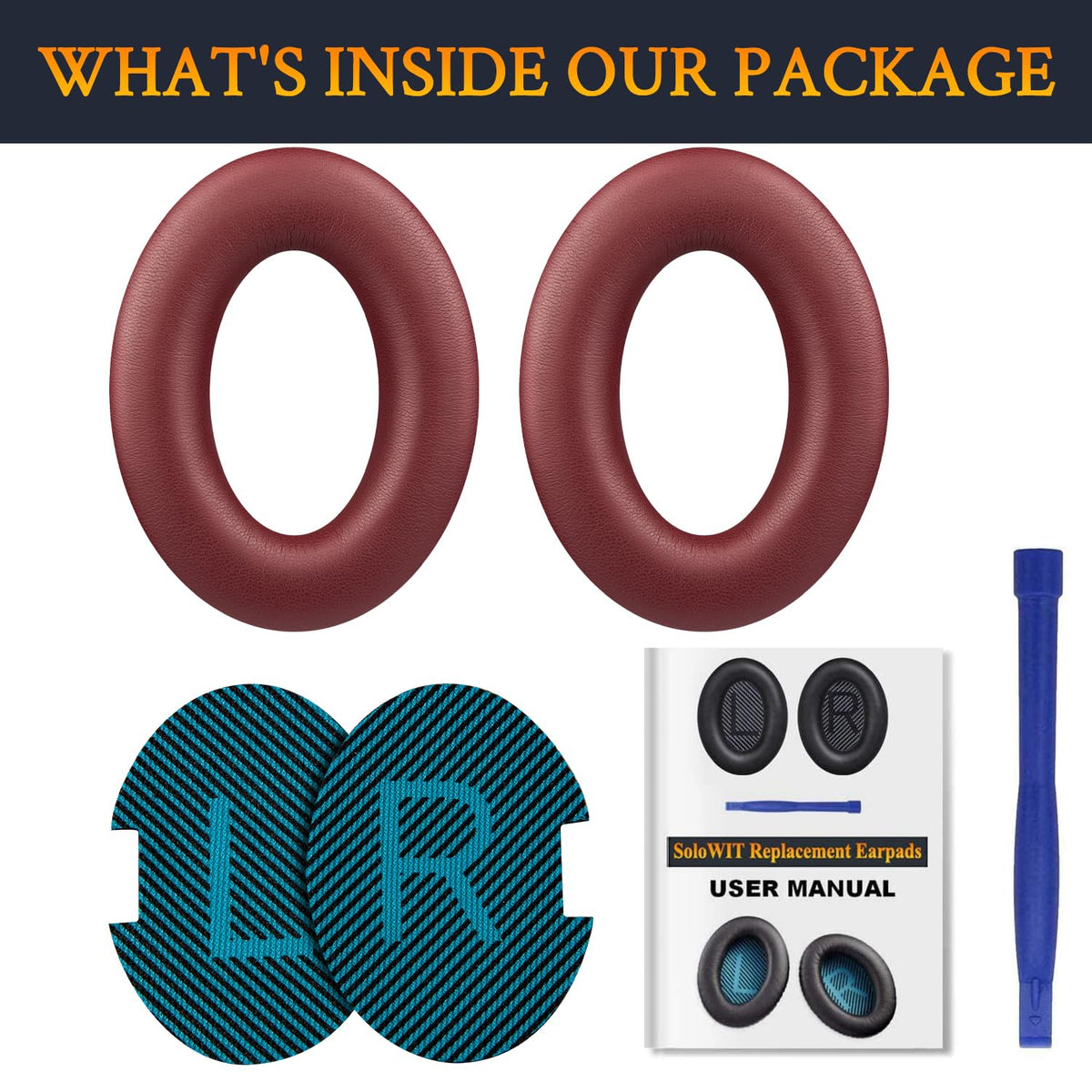 SoundLink Around-Ear wearing SoloWIT earpads for cushioned wear