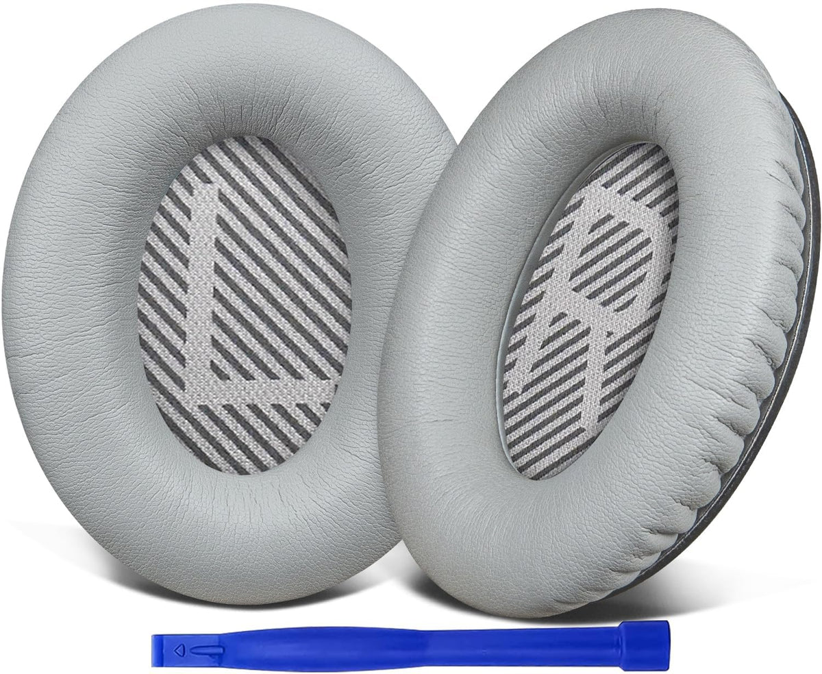 SoloWIT QC35 earpads with soft leather for comfortable cushioning and enhanced fit