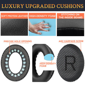 SoloWIT replacement earpads for Bose QC35 II, easy install.