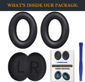 SoloWIT earpads kit includes scrims and guide.