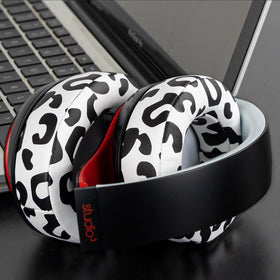 SoloWIT Snow Leopard cushions add premium look and comfort on headphones.