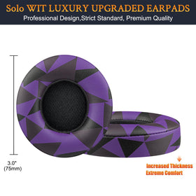 SoloWIT soft protein leather finish in purple-black elevates style and comfort.