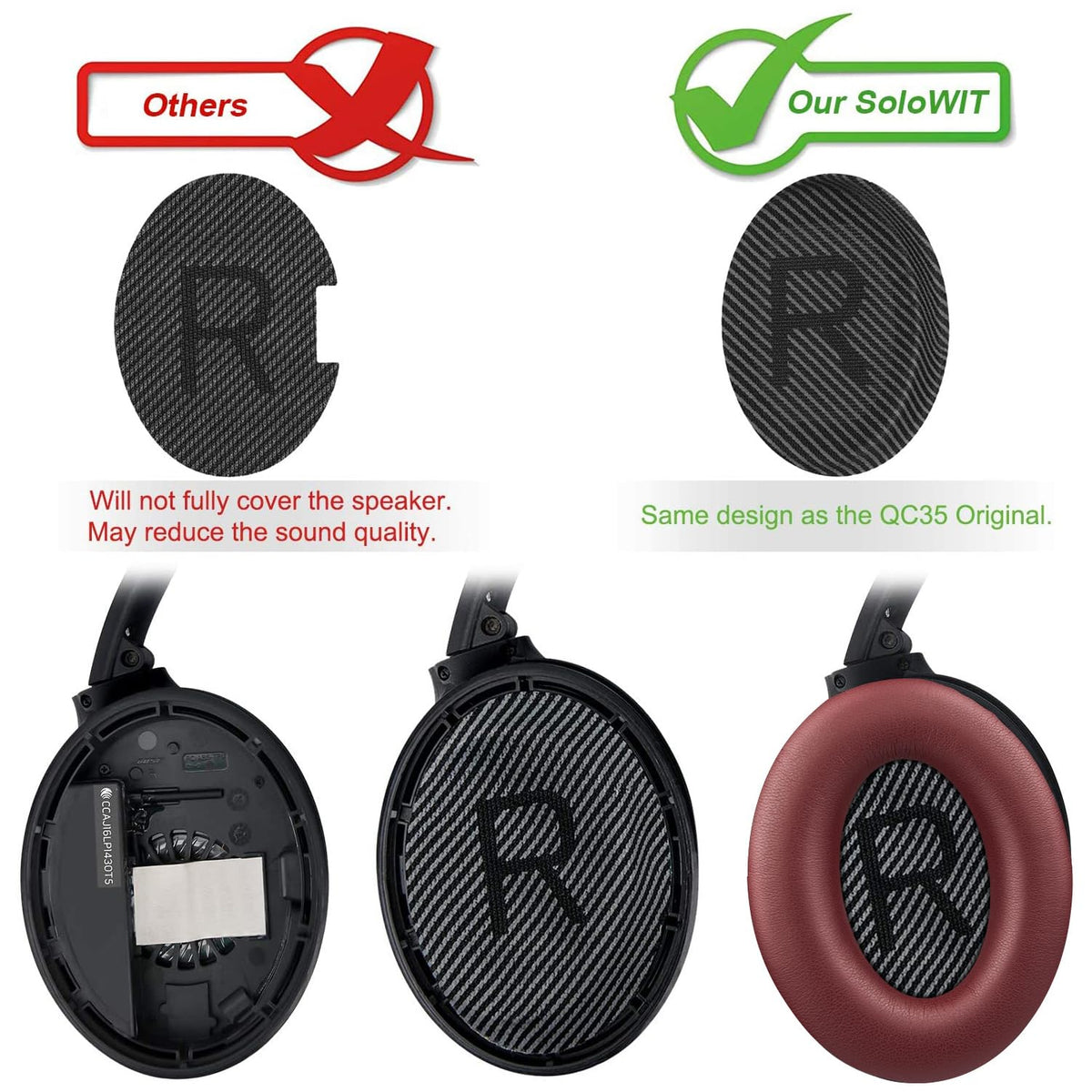 SoloWIT soft protein leather for durable comfort.