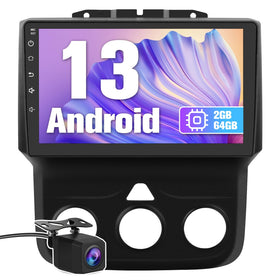 Solvitek 9-inch touchscreen display in RAM dash for clear navigation on the road