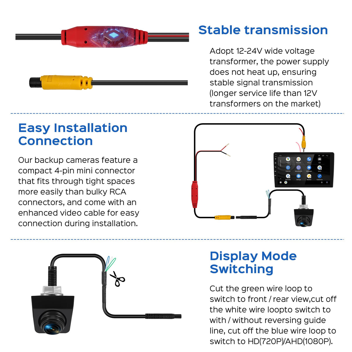 Somcoy camera under high-pressure water illustrating IP69K waterproof protection