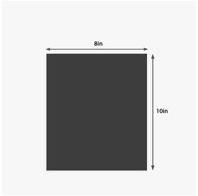 Somime 8x10 uncut black matboard shown; ideal for framing and presentation.