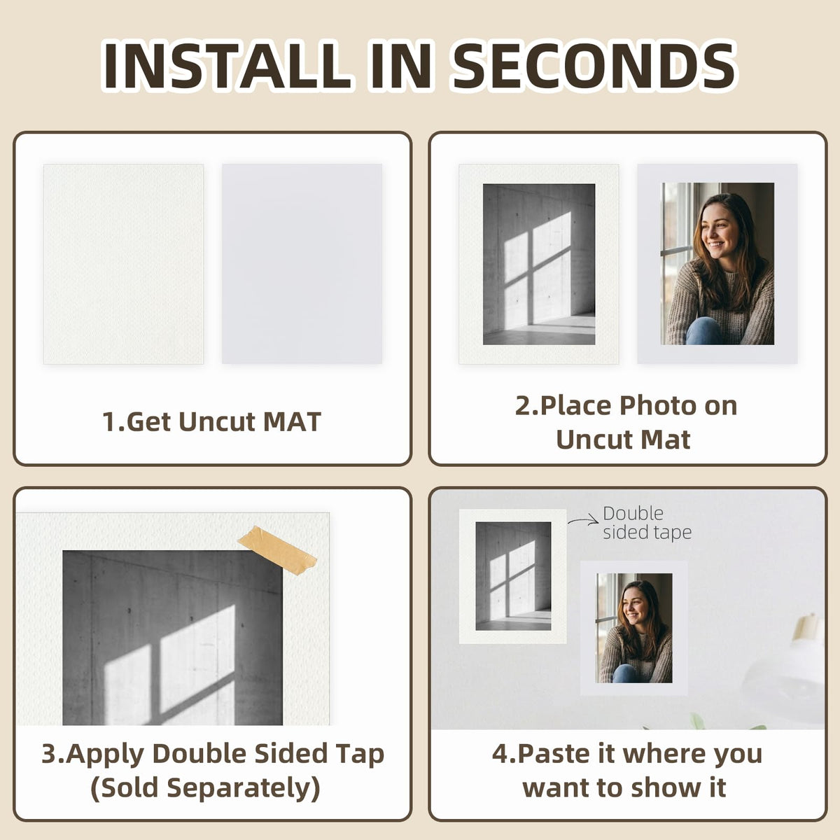 Somime backing board for photos art and DIY decorations.