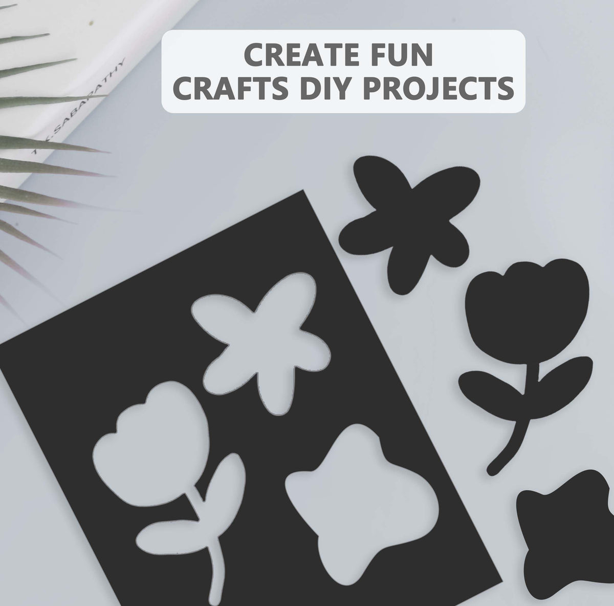 Somime flat, smooth surface backing board; easy mounting and handling.