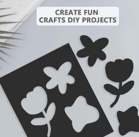 Somime flat, smooth surface backing board; easy mounting and handling.