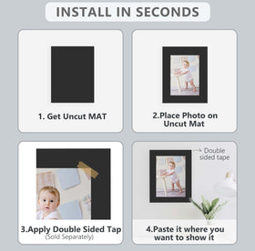 Somime backing boards support crafts, framing ideas, and organized displays.