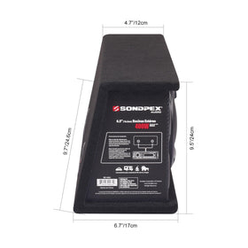 SONDPEX installation-ready design supports fit in cars, trucks, SUVs