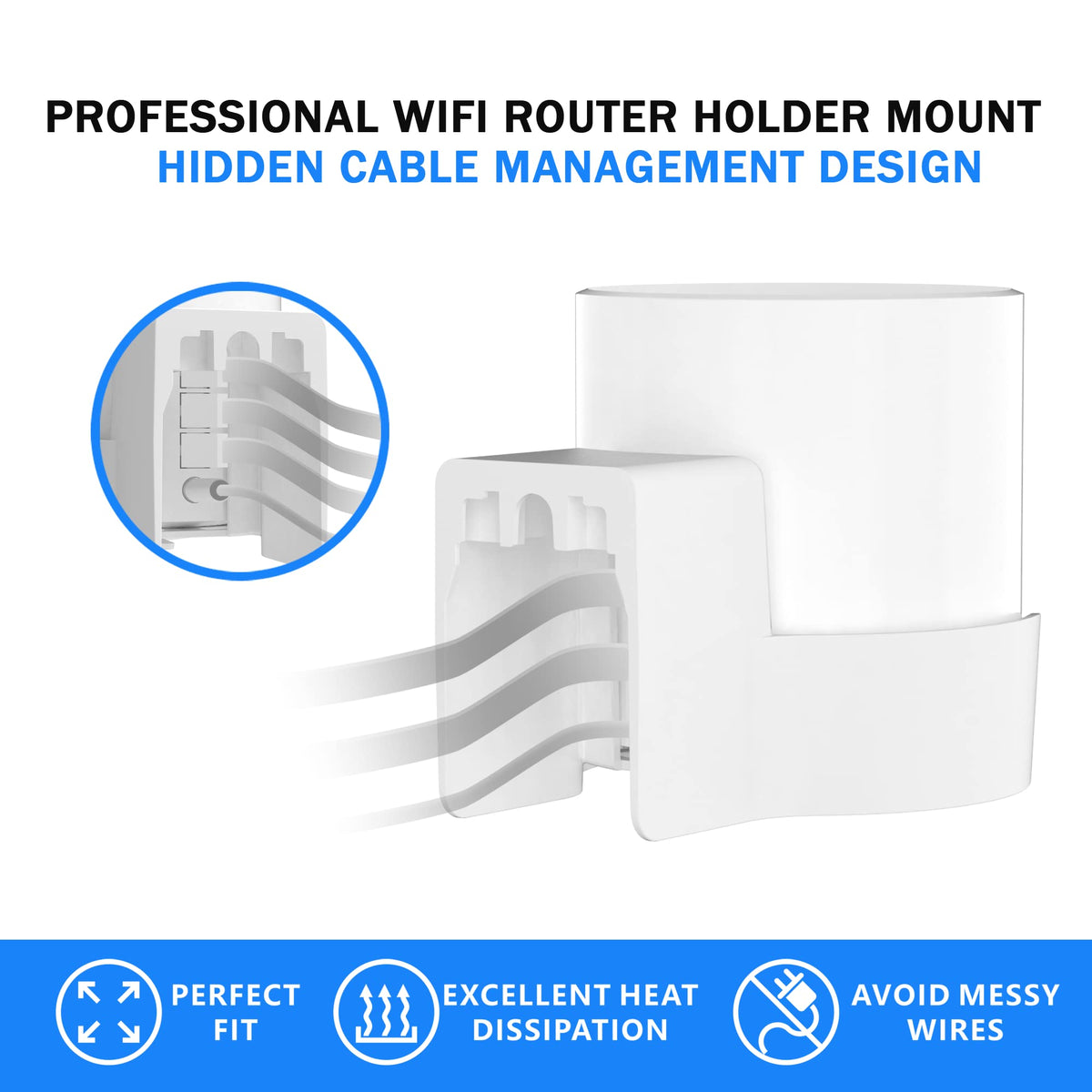 SONGCHEER cable management winder with wrapped cords reducing clutter and tangles