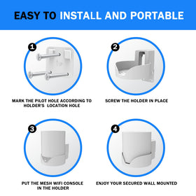 SongCheer router shelf wall mount compatible with Deco X20 X50 X60 X55