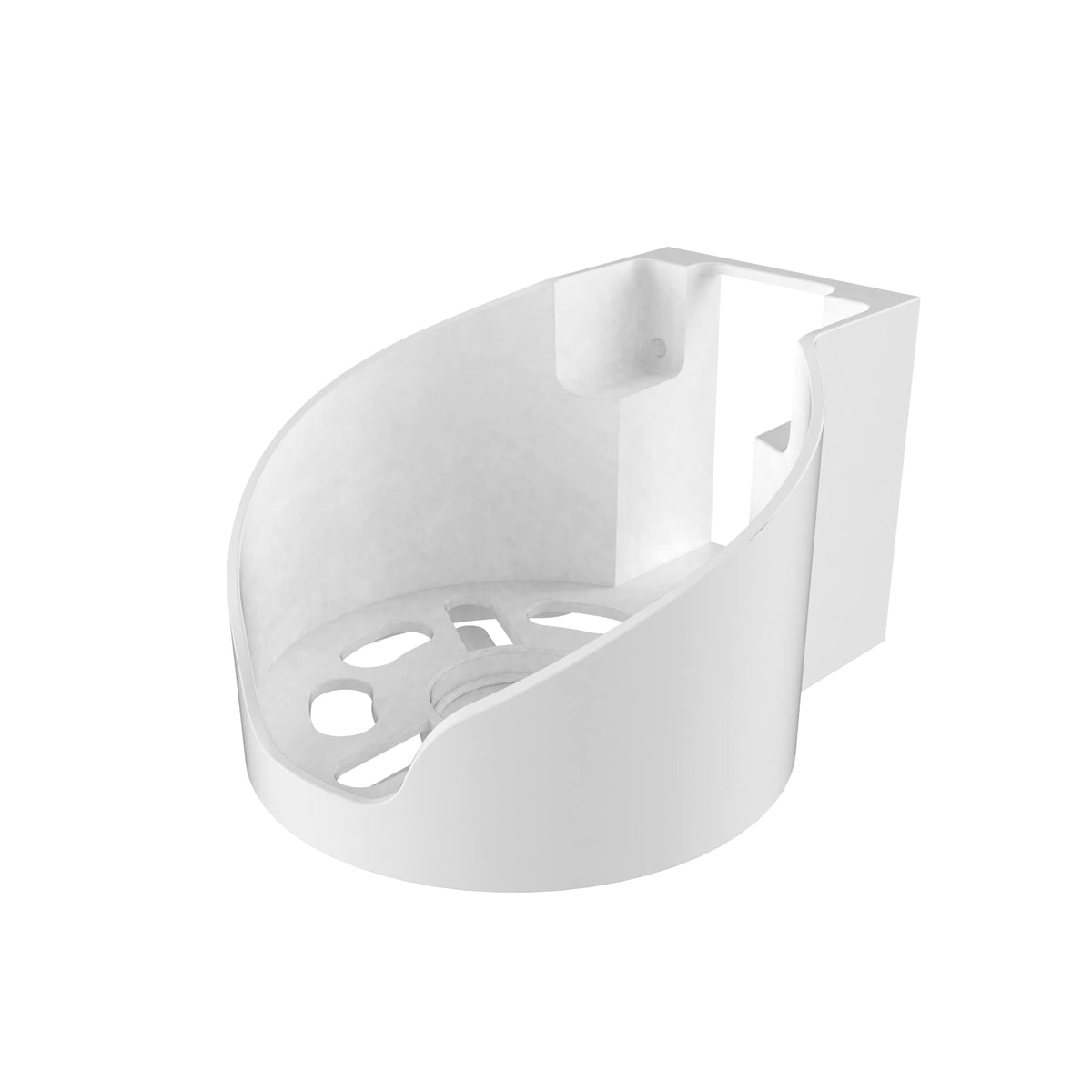 SONGCHEER router wall mount bracket on wall for organized cables around the unit