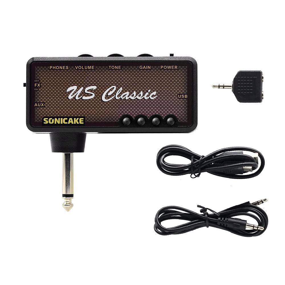SONICAKE compact amp delivering classic tones with headphones