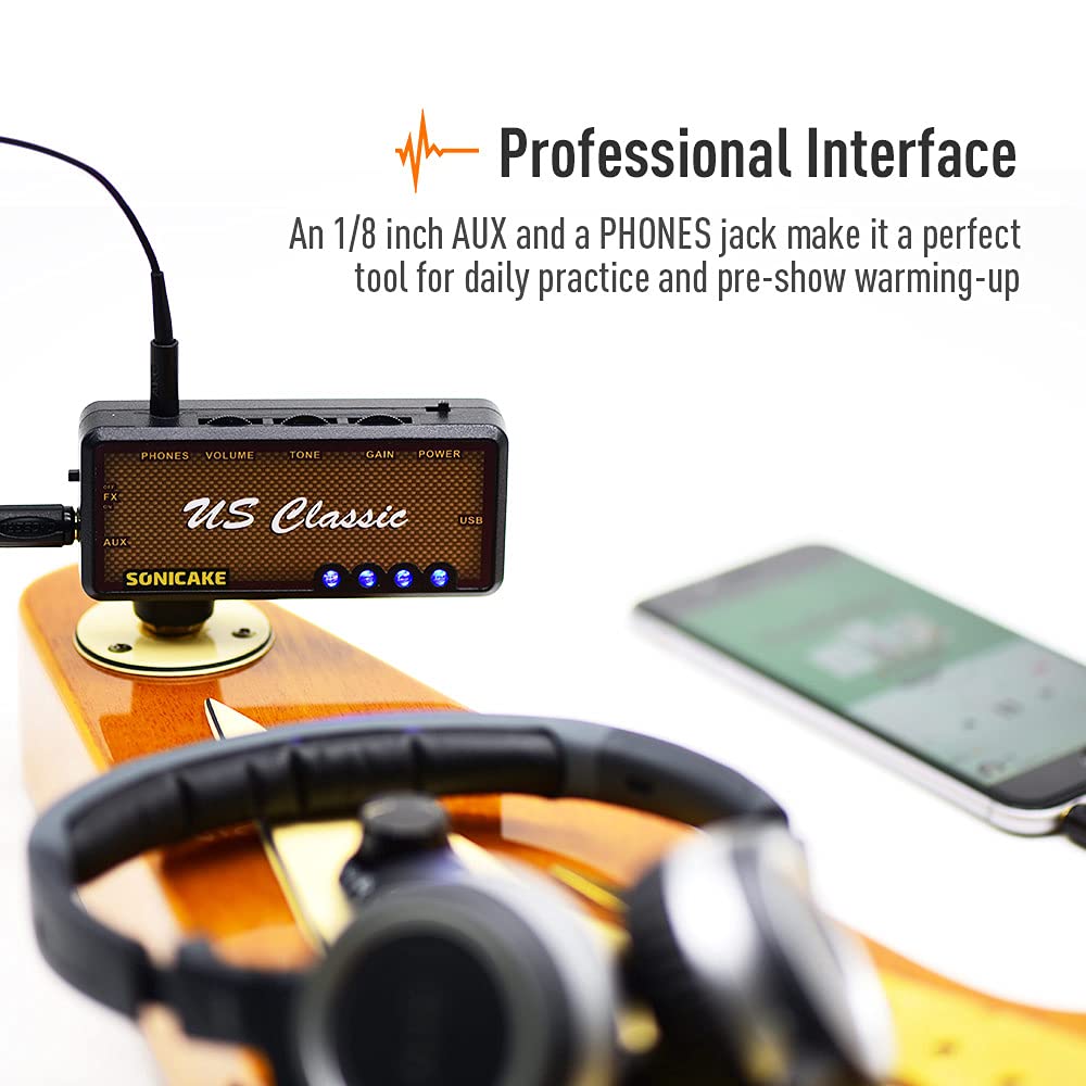 SONICAKE headphone splitter and 1/8-inch cable bundle