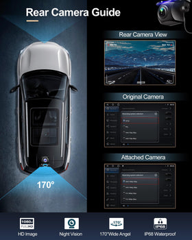 Sonicube nine-point-seven-inch Dodge Ram radio mirror link and split-screen mode