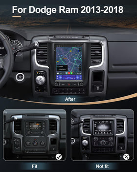 Sonicube nine-point-seven-inch Dodge Ram radio wireless CarPlay screen