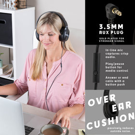 Sonitum close-up of cushioned earcup highlighting comfort for long classroom use