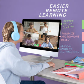 Sonitum comfortable on-ear fit keeps students focused during long sessions.
