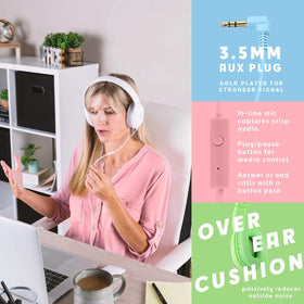 Sonitum sturdy swivel-earcup headphones built to withstand energetic students.