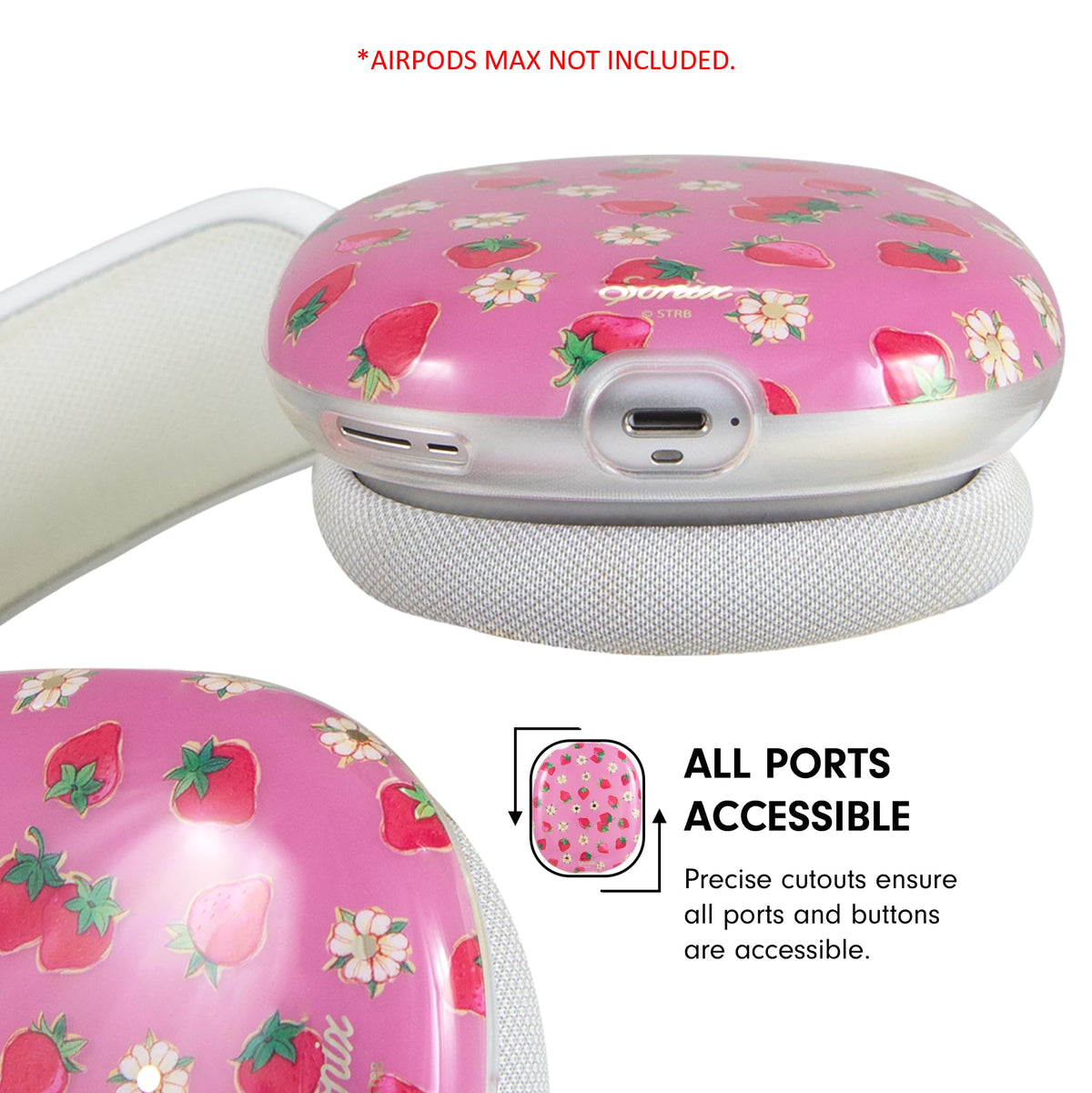 Sonix AirPods Max case easy-attach design for quick protection.