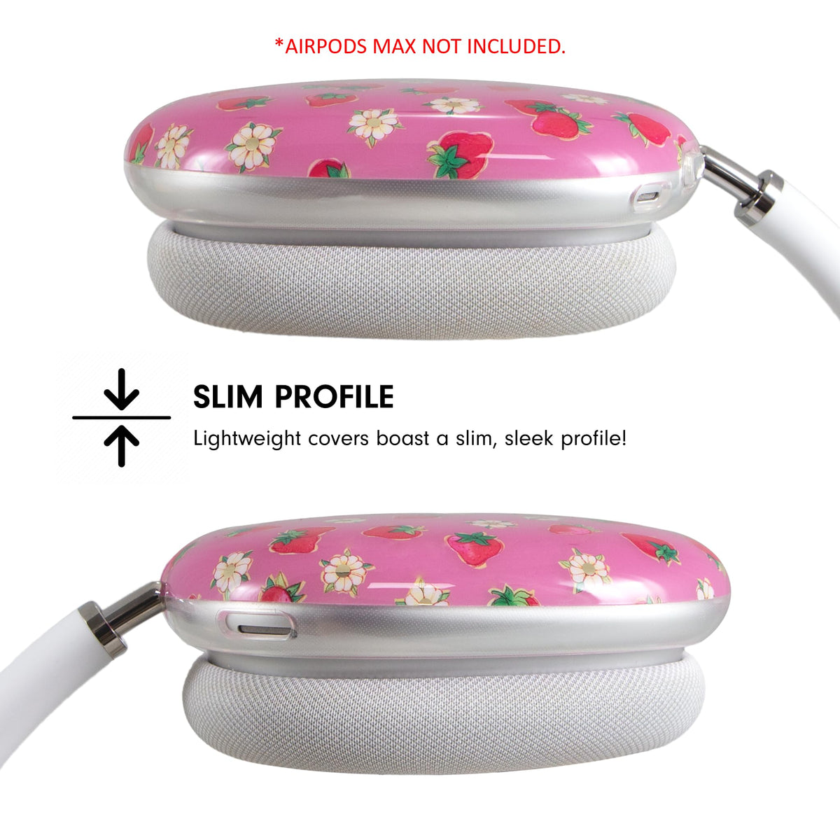Sonix AirPods Max case lightweight cover maintains slim silhouette.