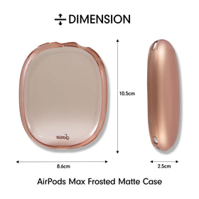 Sonix AirPods Max case dust-scratch protection in frosted mauve