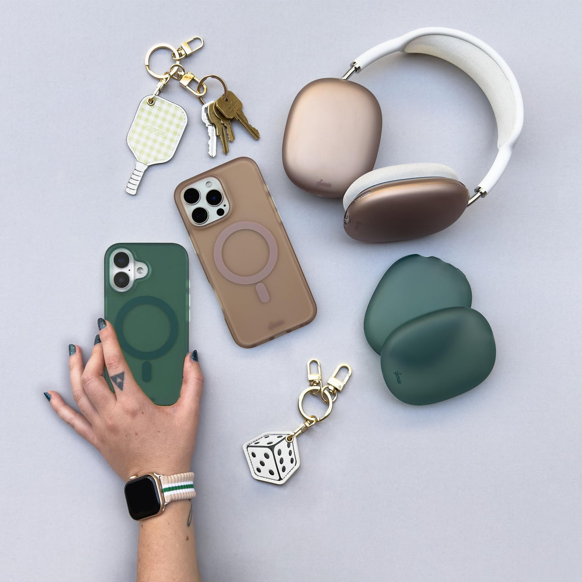 Sonix AirPods Max case grip view for secure handling