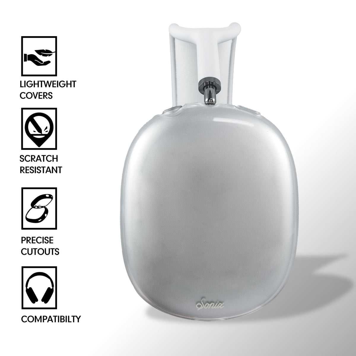 Sonix AirPods Max case is scratch resistant and protects daily use