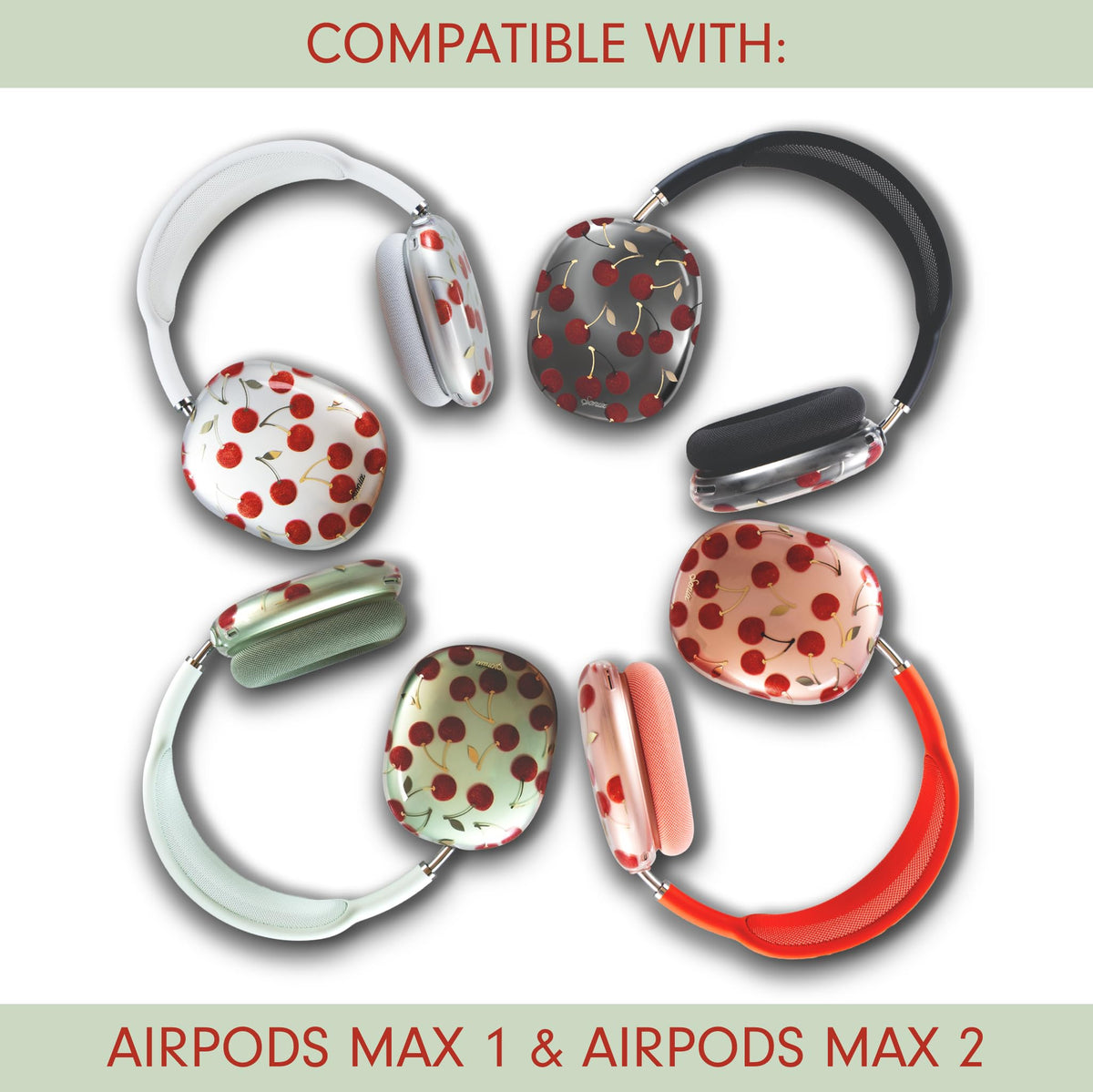 Sonix AirPods Max protective case side view shows accessible controls and ports
