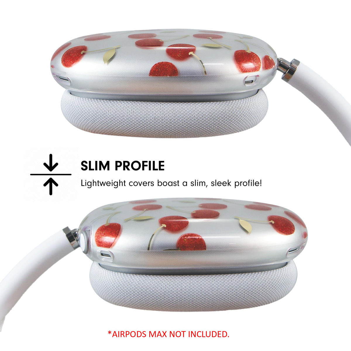 Sonix AirPods Max protective case slim profile fits snugly in bags