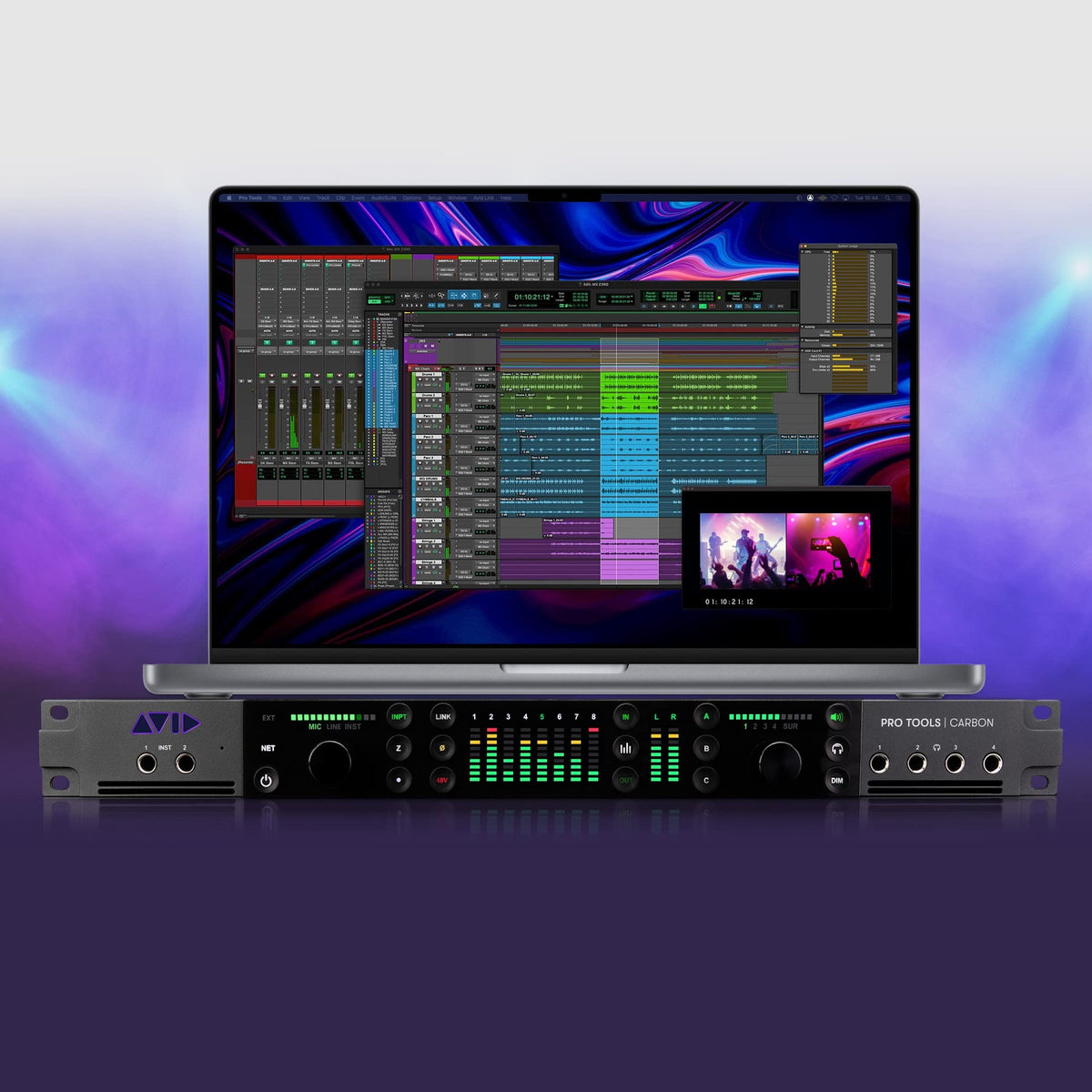 Sonnet AVB adapter bus-powered via Thunderbolt, no extra power needed.