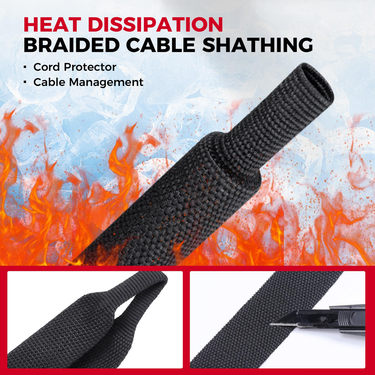 Sonoreboom applied to irregular hose improving wear resistance