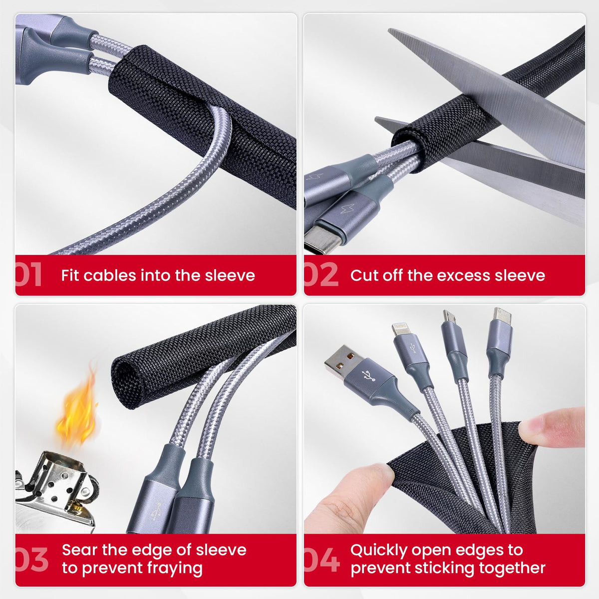 Sonoreboom ideal for DIY projects and vehicle cable management.