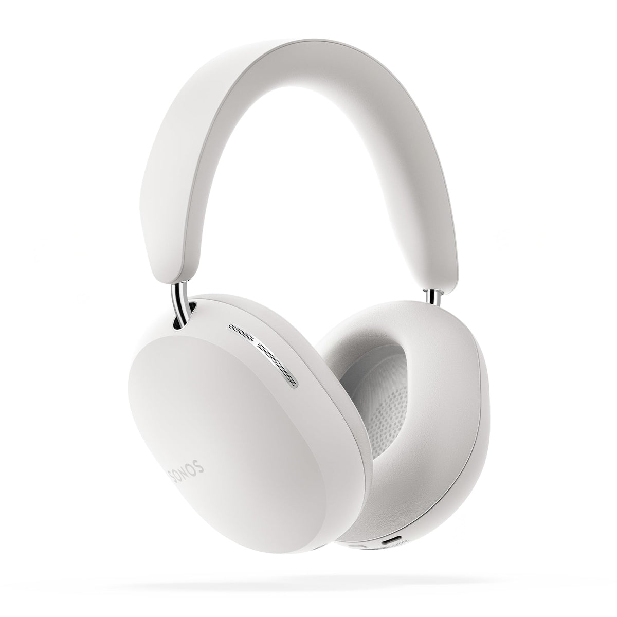 Sonos Ace headphones front view for immersive music and movie listening.
