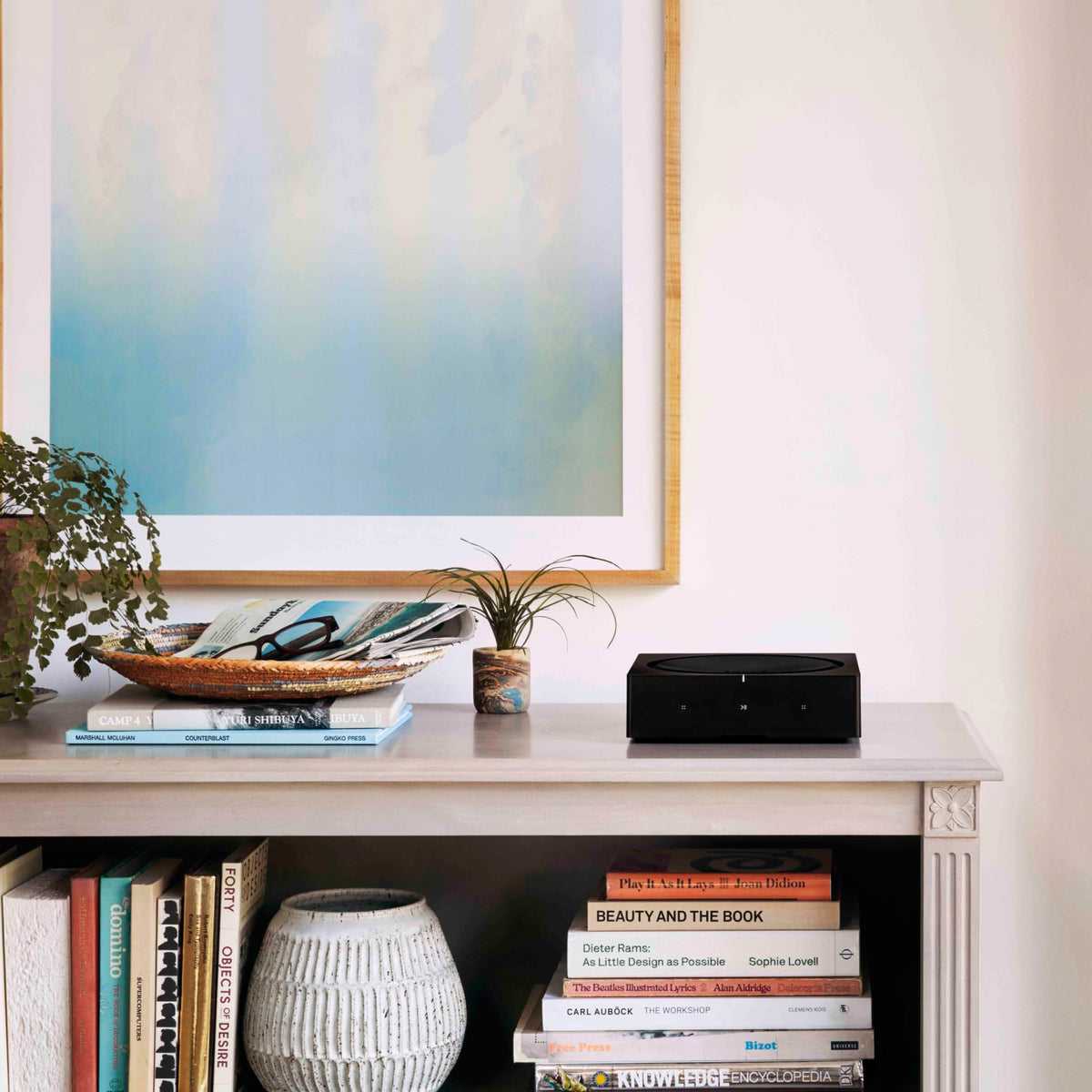 Outdoor setup with Sonos Amp powers backyard listening