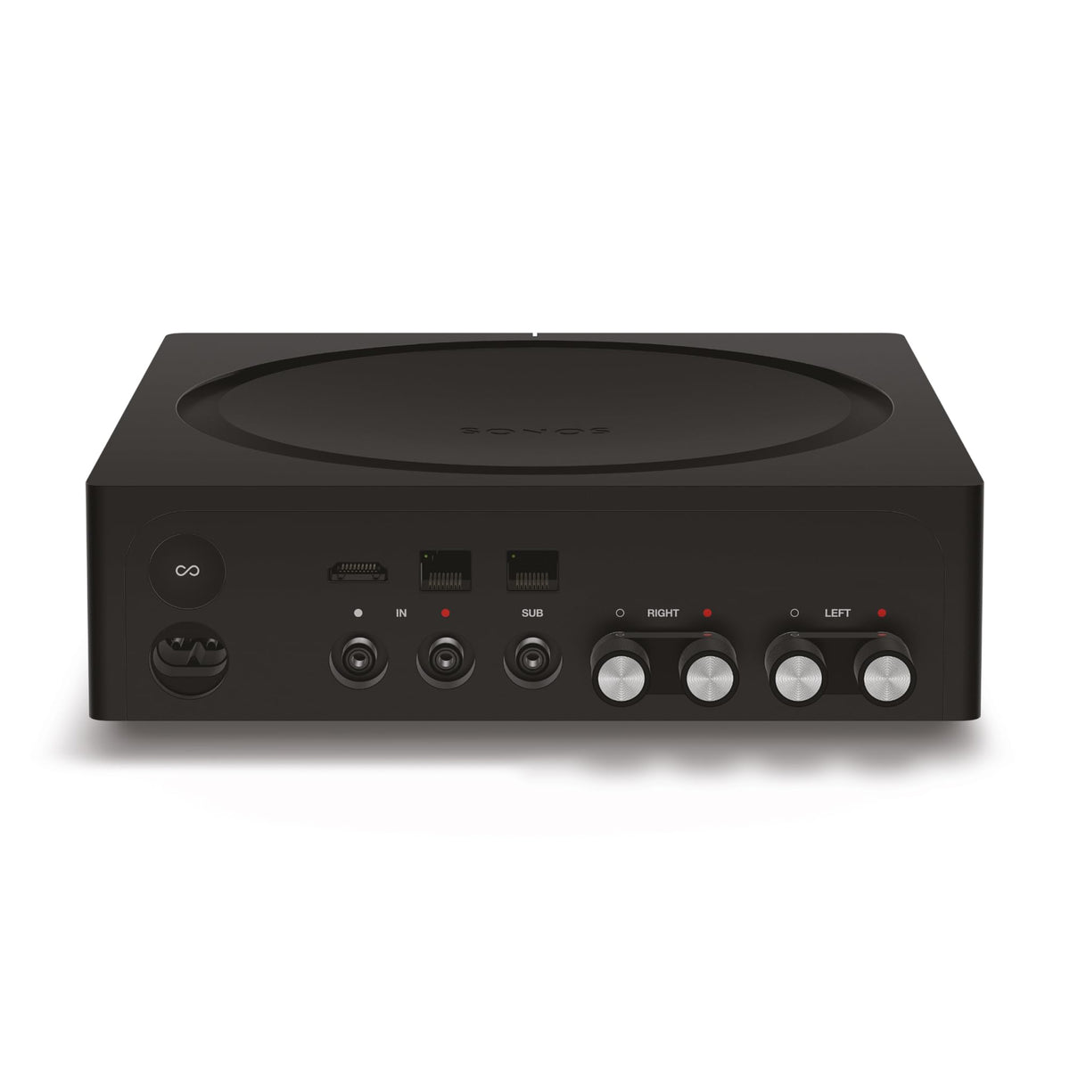 Rack-mount Sonos Amp keeps connections clean and organized